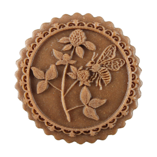 Biene auf Klee (433)