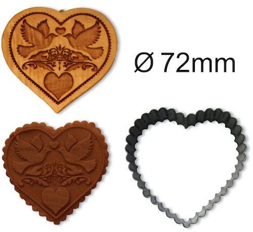 Ausstecher Herz 72mm